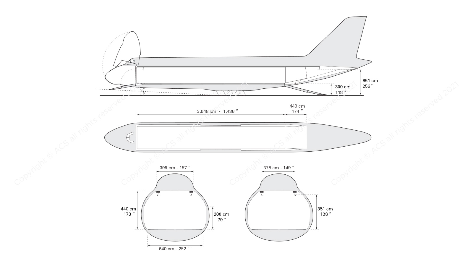 Antonov AN-124 Aircraft Layout